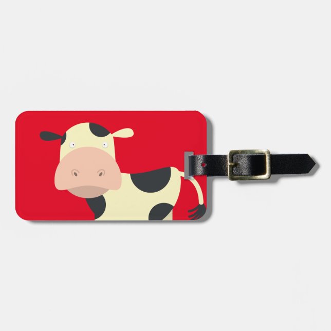Bessie the Cow tag (Front Horizontal)