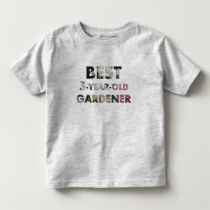 Best 3-Year-Old Gardener Roses Toddler T-shirt