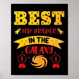 BEST 3RD GRADER IN THE GALAXY funny cute           Poster