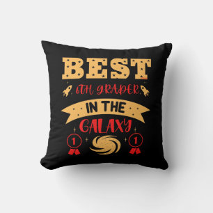 BEST 6TH GRADER IN THE GALAXY funny cute Throw Pillow