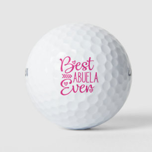Best Abuela Ever Golf Balls