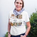 Best Abuela Ever - Grandchildren Photo Collage T-Shirt<br><div class="desc">Celebrate the "Best Abuela Ever" with this personalized Grandchildren Photo Collage T-Shirt. This heartfelt gift showcases a beautifully arranged collage of cherished photos capturing special moments, complemented by a loving message. Crafted from soft, durable fabric, it offers both comfort and style. The custom design ensures vibrant, clear prints of memorable...</div>