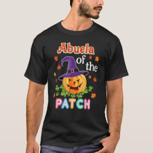 Best Abuela Of In The Patch Halloween Pumpkin Scar T-Shirt
