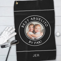 Best Abuelito By Par Golfer Modern Photo Black Fun