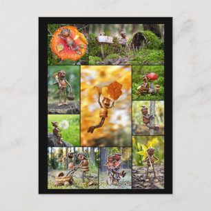 Best acorn elves photos mosaic postcrossing postcard