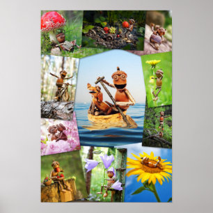 Best acorn elves photos mosaic poster