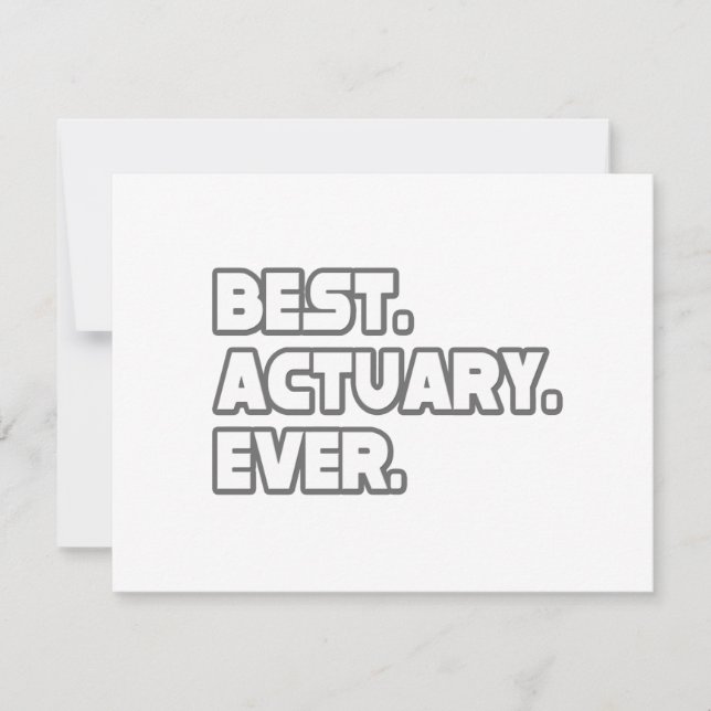 Best Actuary Ever (Front)
