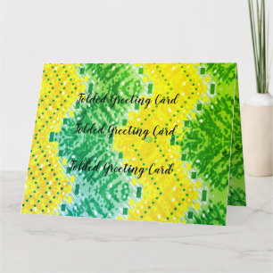 Best Add your custom Info Folded Greeting Card