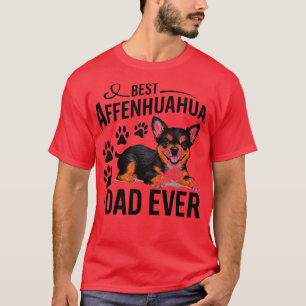 Best Affenhuahua Ever Funny Quote Vintage Dad 2 T-Shirt