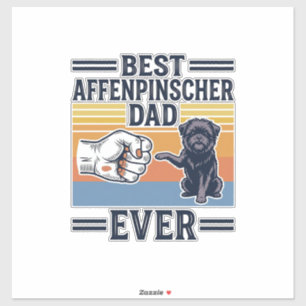 Best Affenpinscher Dad Ever Vintage Dog Shirt_1