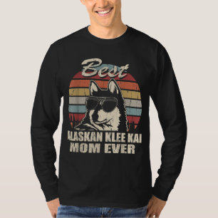 Best Alaskan Klee Kai Mom Ever Vintage Retro Dog M T-Shirt