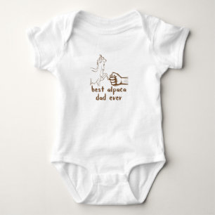 Best Alpaca Dad ever Baby Bodysuit