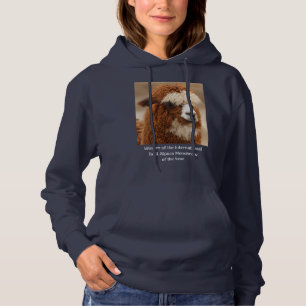 Best Alpaca Monobrow Hoodie