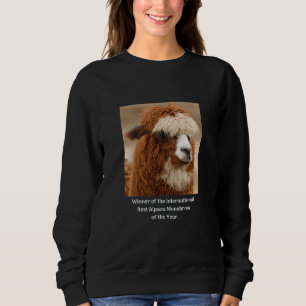 Best Alpaca Monobrow Sweatshirt