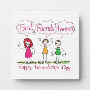 BEST AMIS CONTINUEL 1 Photo Collage Plaque