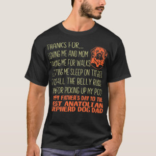 Best Anatolian Shepherd Dog Father's Day Gift T-Shirt