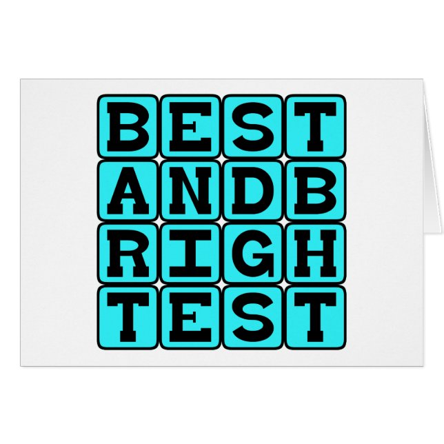 Best and Brightest, Alliterative Term (Front Horizontal)