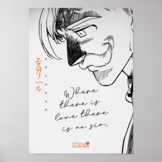 Best Anime Quotes About Love and Sin Poster