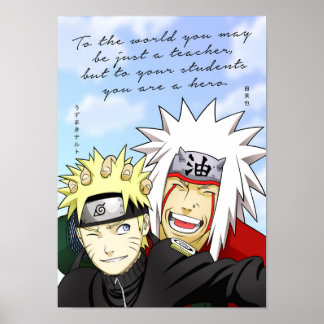 Best Anime Quotes About Teacher and Student Poster