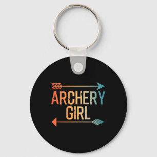 Best Archery Art For Girls Women Crossbow Bow Hunt Keychain