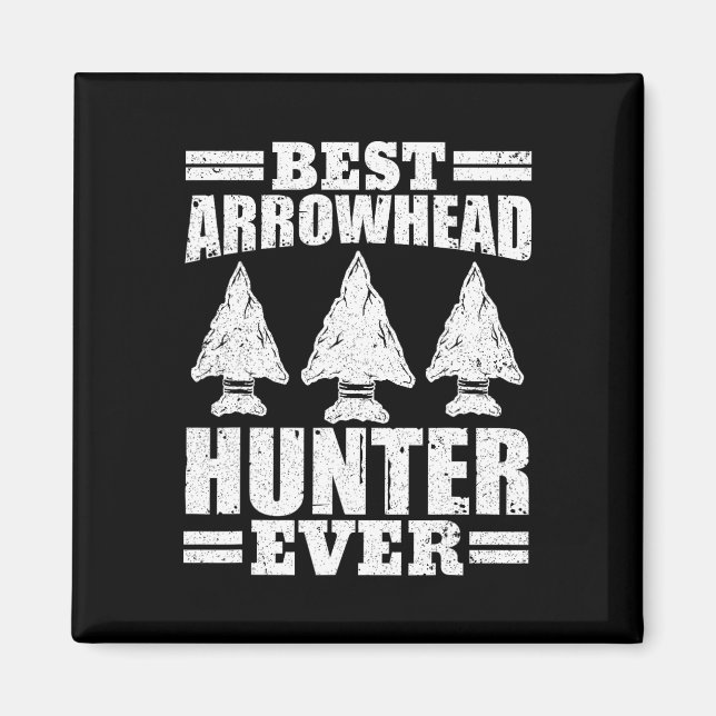 Best Arrowhead Hunter Shirt Master Arrowhead Hunti Magnet (Front)