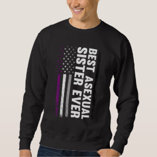 Best Asexual Sister Ever Csd Pride Month Sweatshirt