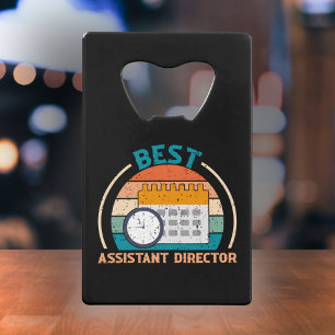 Best Assistant Director - Film Crew Gift Credit Card Bottle Opener
