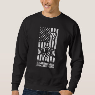 Best Audiologist Dad Hearing Problems Aid Speciali Sweatshirt