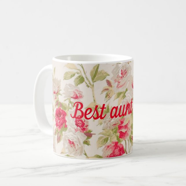 Best aunt ever coffee mug (Front Left)