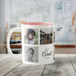 Best Aunt Ever Cute Trendy Instagram Photo Collage Two-Tone Coffee Mug<br><div class="desc">For the Best Aunt Ever: a trendy,  chic,  modern mug with your personal family photo collage,  special message and names.</div>