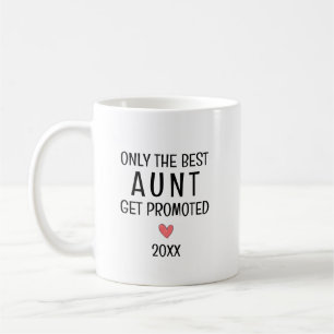 Best Aunt Get Promoted – Personalized Year Coffee Mug