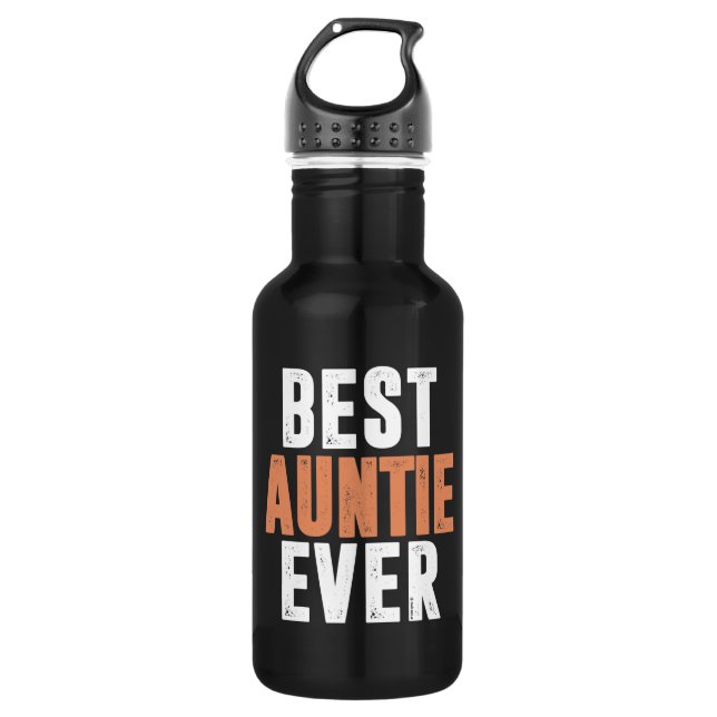 Best Auntie Ever 532 Ml Water Bottle (Front)