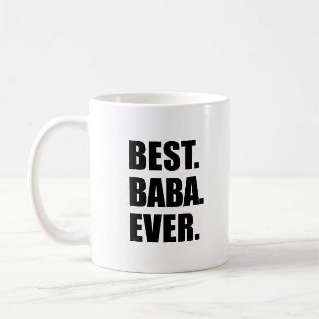 Best Baba Ever Ukrainian Grandmother Mug (Left)
