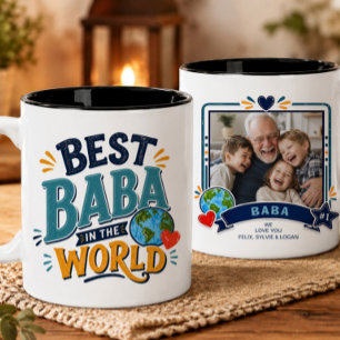 Best Baba in the World Photo Mug
