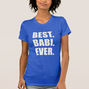 Best Babi Ever Czech Grandmother T-Shirt