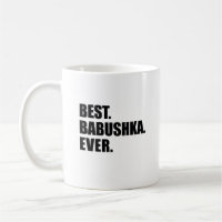 Best Babushka Ever Russian Grandmother Mug