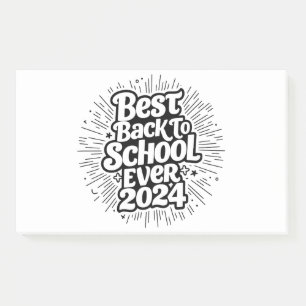 Best Back To School Ever 2024 Design Post-it Notes