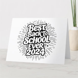 Best Back To School Ever 2024 Design Thank You Card