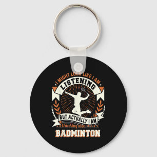 Best Badminton Lover Badminton Coach Smash Keychain