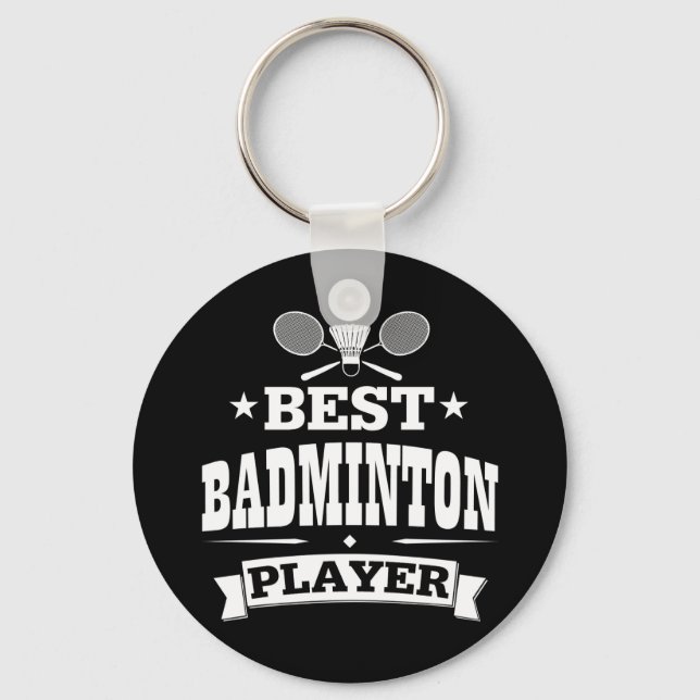 Best Badminton Player Keychain (Front)