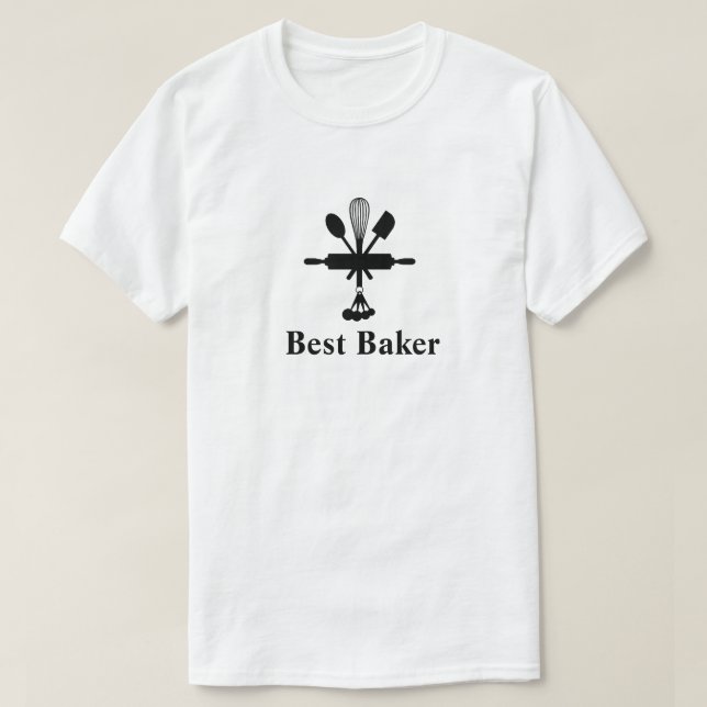 Best Baker T-Shirt (Design Front)