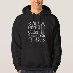 Best Barber Men Women Hairstyling Barbershop Haird Hoodie