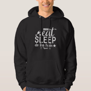 Best Barber Men Women Hairstyling Barbershop Haird Hoodie