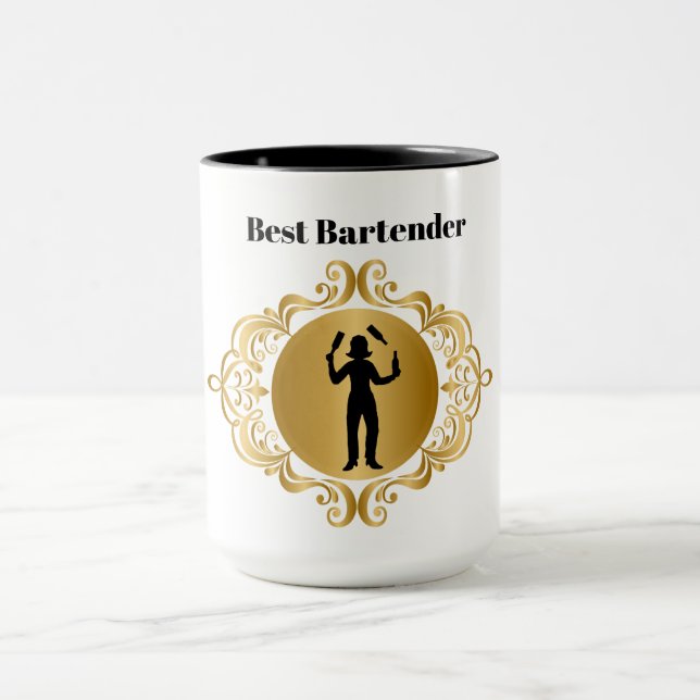 Best Bartender Mug for Female Bartender (Center)