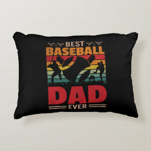 Best Baseball Dad Ever Accent Pillow