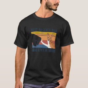 Best Basenji Dad Ever Vintage Father Day Christmas T-Shirt