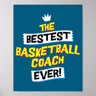 Best Basketball Coaching Job Occupation Poster
