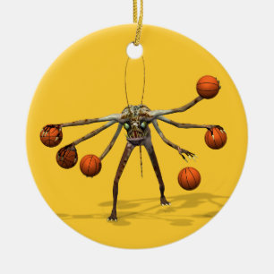 Best Basketball Dribbler Ceramic Ornament