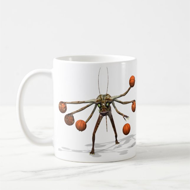 Best Basketball Dribbler Coffee Mug (Left)