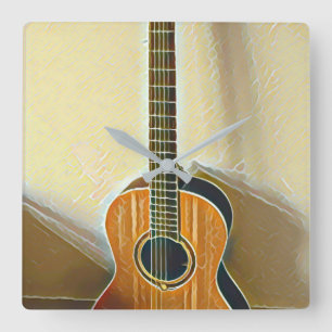 Best bassist ever square wall clock
